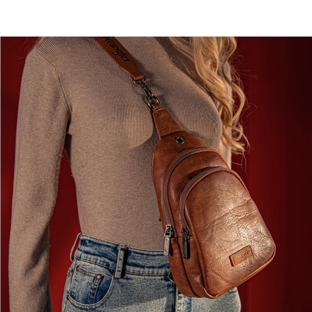 Wrangler Sling Bag for Women Fanny Packs Crossbody Bags Chest Bag for Travel